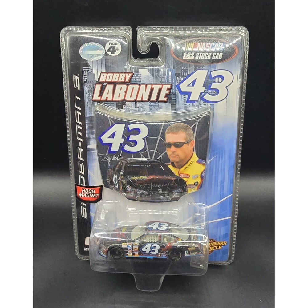 Winner's Circle Bobby Labonte #43 Spiderman 3 Movie Hood Richard Petty 1/64